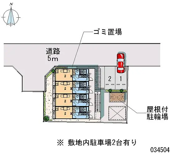 ★手数料０円★東大和市蔵敷　月極駐車場（LP）